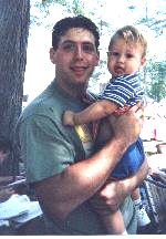 Dad and Me at Saratoga Race Track 1995