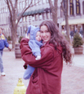 Mom & Jacob in Boston 1998