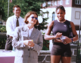 When my dad met Serena Williams in 2001