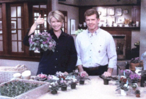 My mom's uncle Paul with Martha Stewart